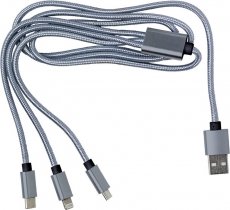 4fach Universal-Ladekabel USB