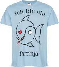 Club Las Piranjas® Herren T-Shirt Gäste klassisch, blau