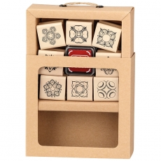 stieber® Stempelset D01 (Designs 01) 10-teilig