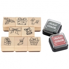 stieber® Stempelset W01 (Weihnachten 1) 10-teilig