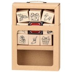 stieber® Stempelset W01 (Weihnachten 1) 10-teilig