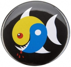 Club Las Piranjas® Reiseleiter-Button, Ø 55 mm