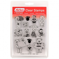 stieber® Clear Stamp Set Teddies 1 - Teddy 1