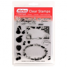 stieber® Clear Stamp Set HAUSGEMACHT - Homemade