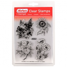 stieber® Clear Stamp Set XXL Blumen - XXL Flowers