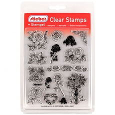 stieber® Clear Stamp Set Rosen - Roses