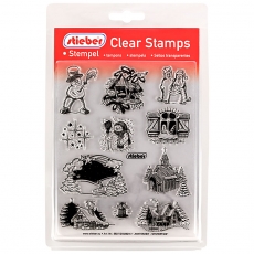 stieber® Clear Stamp Set Winterzeit - Wintertime
