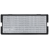 stieber® ZIERSCHRIFT-Stempelset zum Selbersetzen, 5 Zeilen: 6 Typensätze, 2 Kissen, Stempelunterlage