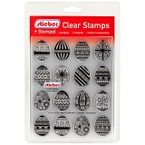 stieber® Clear Stamp Set Ostereier - Easter Eggs