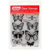 stieber® Clear Stamp Set Schmetterlinge - Butterflies