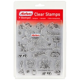 stieber® Clear Stamp Set lustige Liebesboten - Happy Love