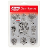 stieber® Clear Stamp Set Blumen altdeutsch - German Flowers