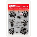stieber® Clear Stamp Set Blumensträusse - Flower Bunches