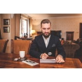 Schreibtisch Set «exklusiv», Brieföffner, Lupe, Rollerball-Schreiber