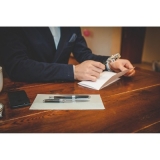 Schreibtisch Set «exklusiv», Brieföffner, Lupe, Rollerball-Schreiber