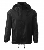 Superleichte Windjacke, unisex, schwarz mit separater Tasche