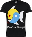 Club Las Piranjas® Herren Reiseleiter-Shirt klassisch, schwarz SUPIMA®