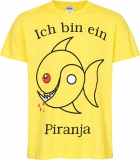 Club Las Piranjas® Herren T-Shirt Gäste klassisch, gelb