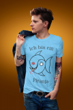 Club Las Piranjas® Herren T-Shirt Gäste klassisch, blau