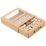 stieber® Stempelset D01 (Designs 01) 10-teilig