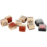 stieber® Stempelset D01 (Designs 01) 10-teilig