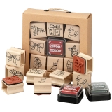 stieber® Stempelset W01 (Weihnachten 1) 10-teilig