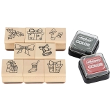 stieber® Stempelset W01 (Weihnachten 1) 10-teilig