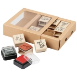 stieber® Stempelset W01 (Weihnachten 1) 10-teilig