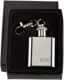 Club Las Piranjas® Mini-Flachmann Edelst. m. Karabiner