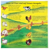 Mina Lavina Stempelset mit Hörspiel-CD Folge 1 Bauernhof